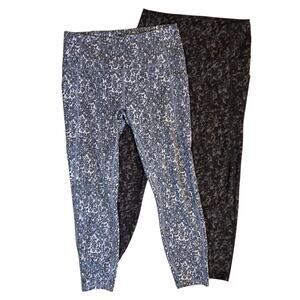 Varley Form High Waist Pocket Leggings 2-pair, size Large or 10 Buttery Soft